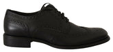 Dolce & Gabbana Black Leather Oxford Wingtip Formal Dress Shoes -   -  Dolce & Gabbana.